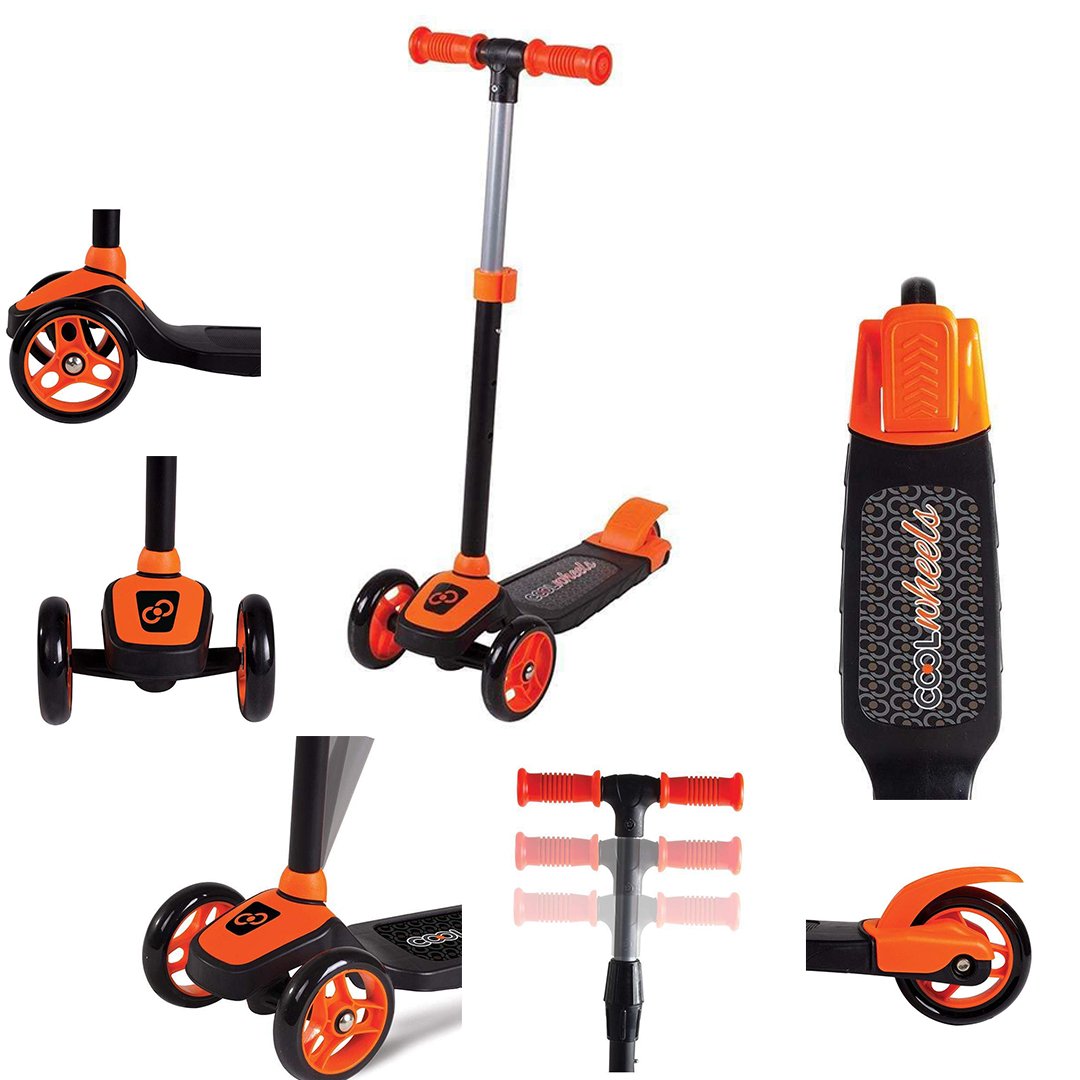 ToysCart Cool 3 Wheel Height Adjustable Twist Scooter