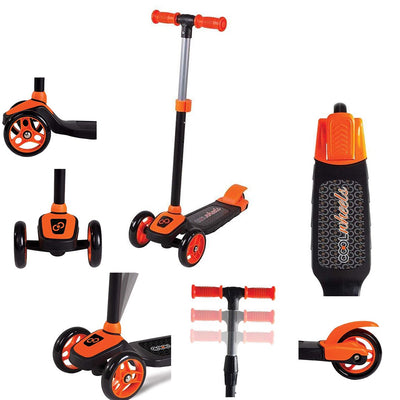 ToysCart Cool 3 Wheel Height Adjustable Twist Scooter