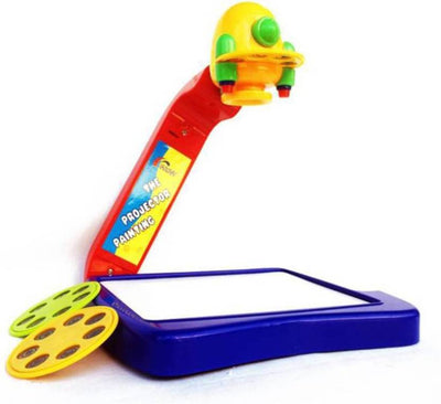 ToysCart Projector Painting Activity Toy Learning Kit With Changeable Slides And 21 Shades Paper Book